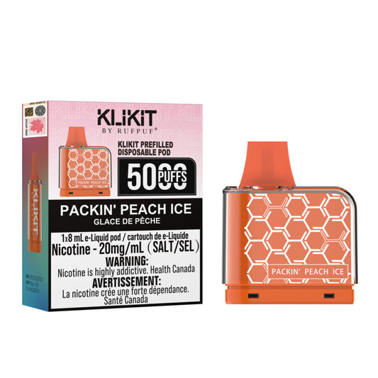 Rufpuf Klikit Pod 5000 Packin’ Peach Ice (Vape tax included)