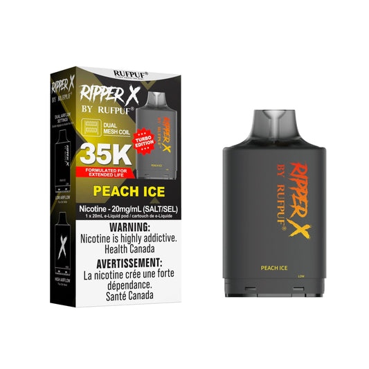 Rufpuf Ripper X Pod - Peach Ice 20mg (AB)
