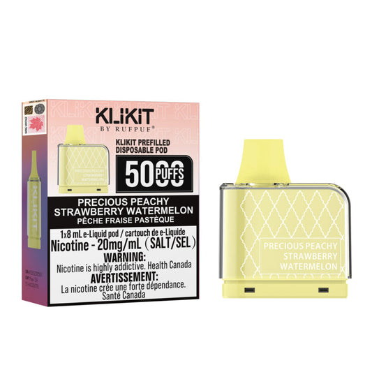 Rufpuf Klikit Pod 5000 Precious Peachy Strawberry Watermelon (Vape tax included)