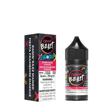 (1PC) Flavour Beast E-Liquid Ragin' Razz Mango 30ml 20mg (AB)