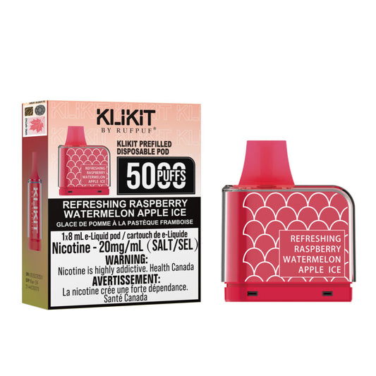 Rufpuf Klikit Pod 5000 Refreshing Raspberry Watermelon Apple Ice (Vape tax included)