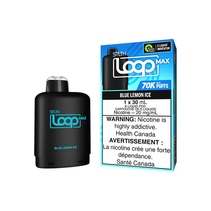 (AB) Stlth: Loop Max Pod (70k) - Blue Lemon Ice
