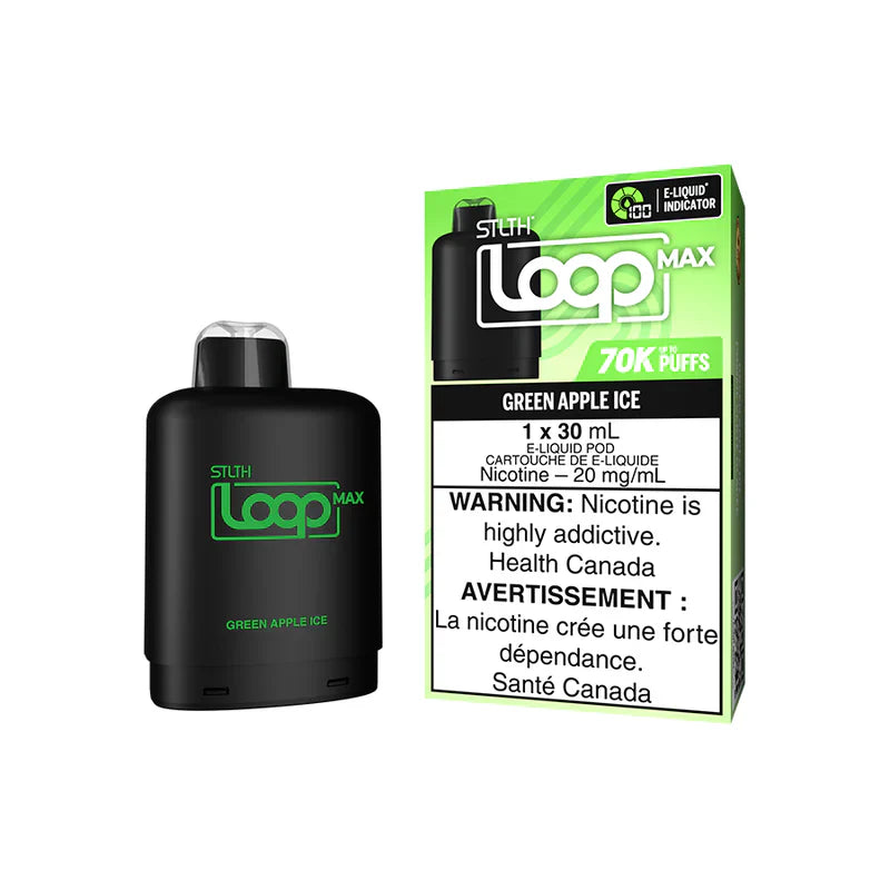 (AB) Stlth: Loop Max Pod (70k) - Green Apple ICE