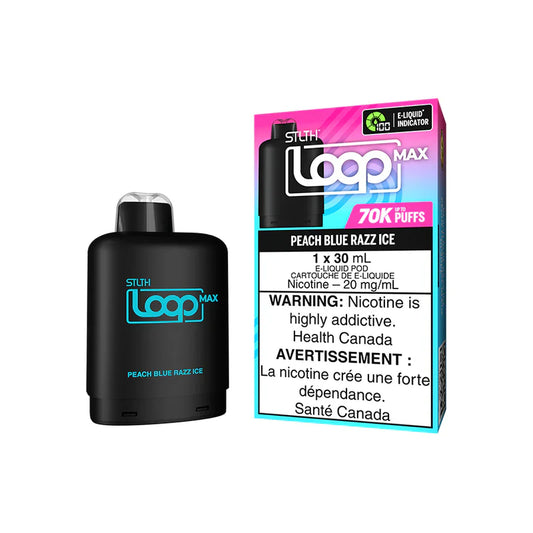 (AB) Stlth: Loop Max Pod (70k) - Peach Blue Razz Ice