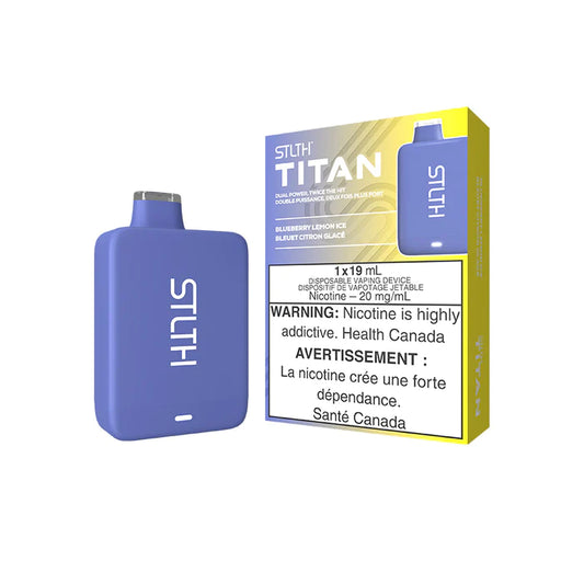 Stlth Titan 10000 - Blueberry Lemon Ice 20mg (Vape tax included)