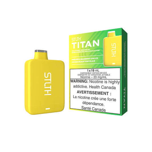 Stlth Titan 10000 - Pineapple Blueberry Kiwi Ice 20mg (Vape tax included)