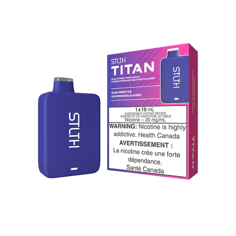 Stlth Titan 10000 - Quad Berry Ice 20mg (Vape tax included)