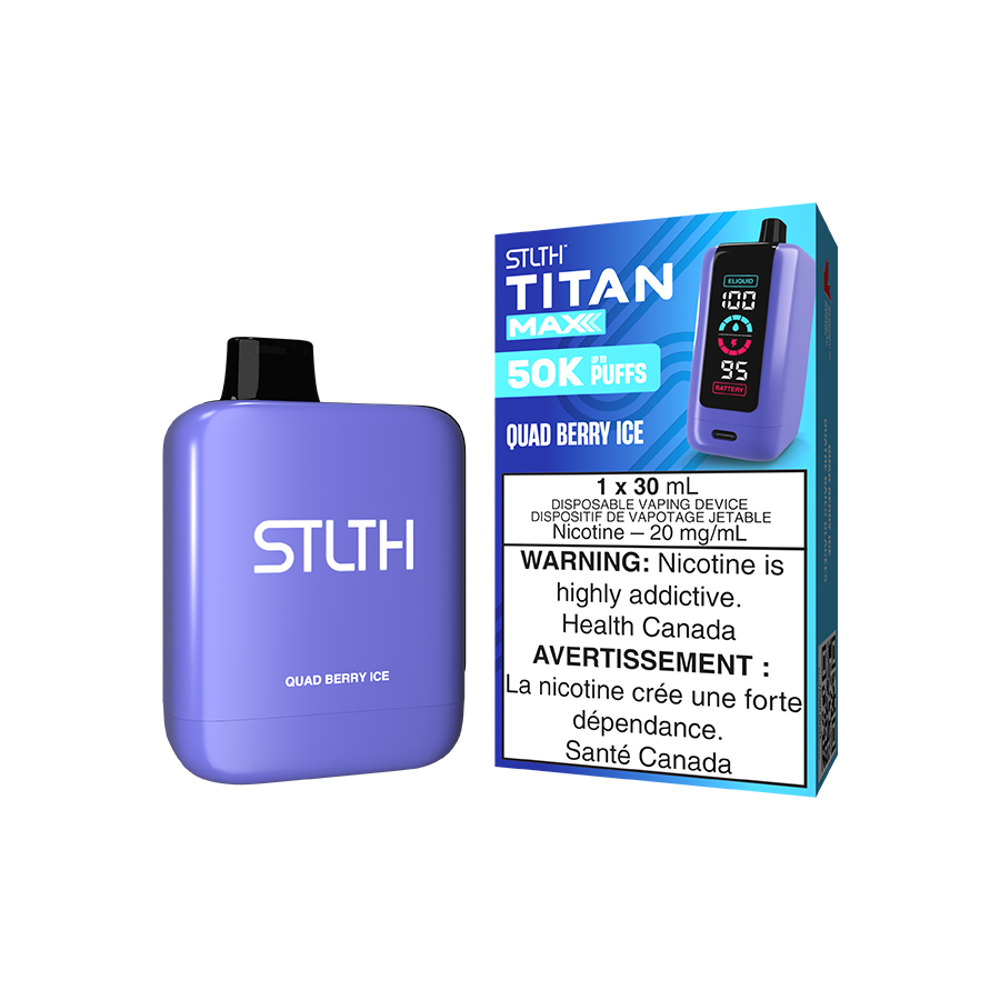 Stlth Titan MAX 50000 - Quad Berry Ice 20mg (Vape tax included)