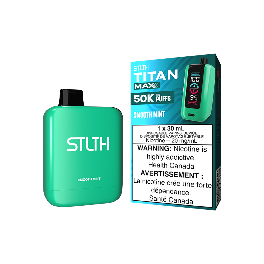 Stlth Titan MAX 50000 - Smooth Mint 20mg (Vape tax included)