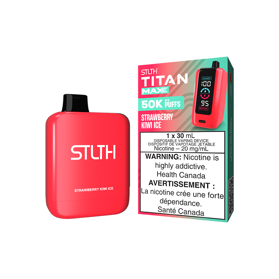 Stlth Titan MAX 50000 - Strawberry Kiwi Ice 20mg (Vape tax included)