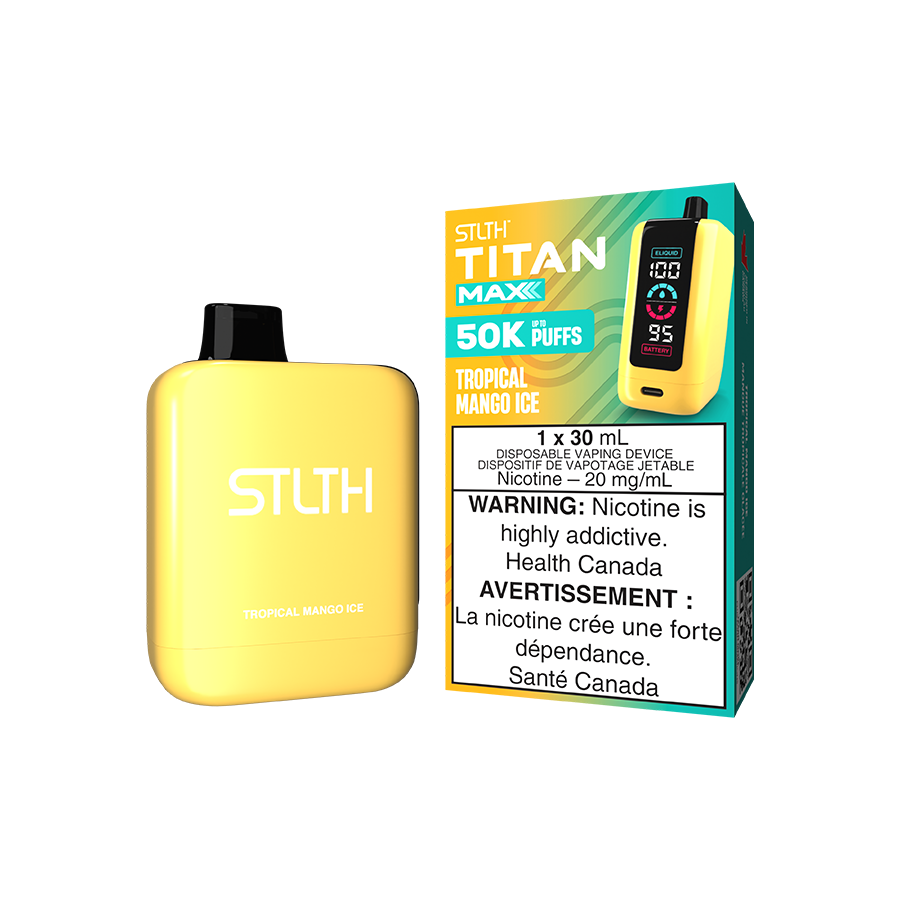 Stlth Titan MAX 50000 - Tropical Mango Ice 20mg (Vape tax included)