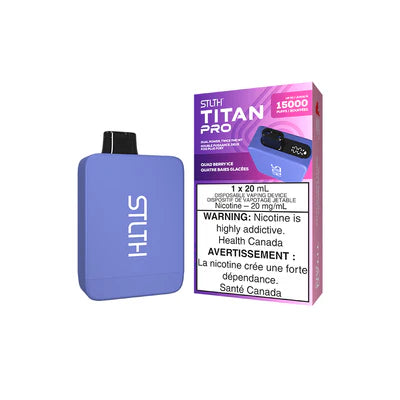 Stlth Titan Pro 15000 - Quad Berry Ice 20mg (Vape tax included)