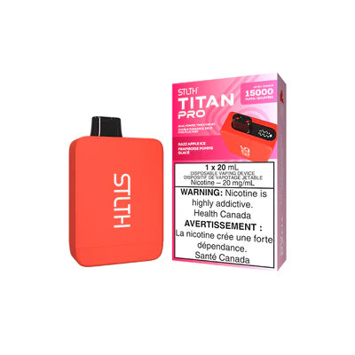 Stlth Titan Pro 15000 - Razz Apple Ice 20mg (Vape tax included)