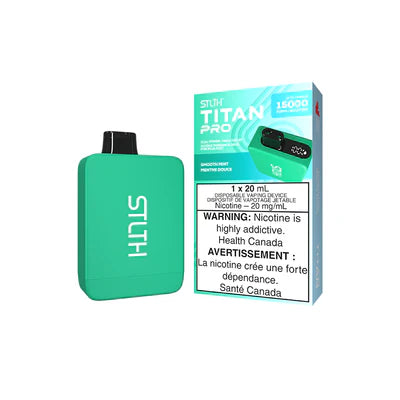 Stlth Titan Pro 15000 - Smooth Mint 20mg (Vape tax included)