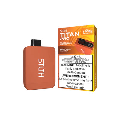 Stlth Titan Pro 15000 - Smooth Tobacco 20mg (Vape tax included)