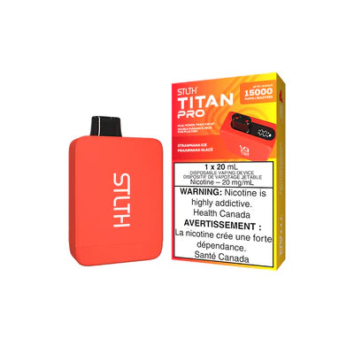 Stlth Titan Pro 15000 - Strawnana Ice 20mg (Vape tax included)