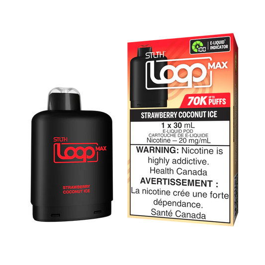 STLTH LOOP MAX POD 70K - Strawberry Coconut Ice (AB)