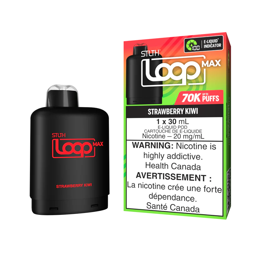 STLTH LOOP MAX POD 70K - Strawberry Kiwi Ice (AB)