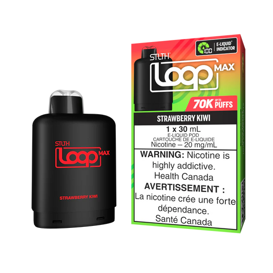 STLTH LOOP MAX POD 70K - Strawberry Kiwi Ice (AB)