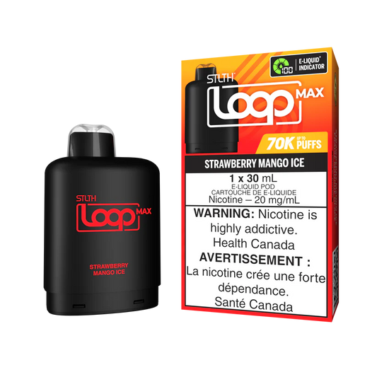 STLTH LOOP MAX POD 70K - Strawberry Mango Ice (AB)