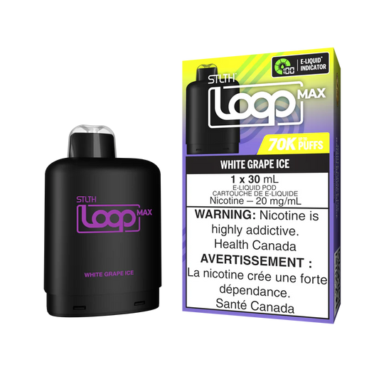 STLTH LOOP MAX POD 70K - White Grape Ice (AB)