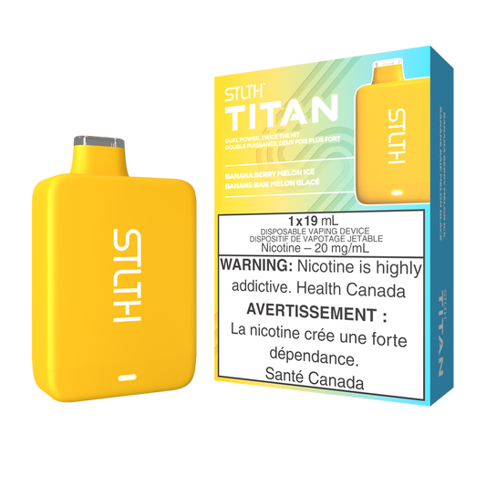 Stlth Titan 10000 - Banana Berry Melon Ice 20mg (Vape tax included)