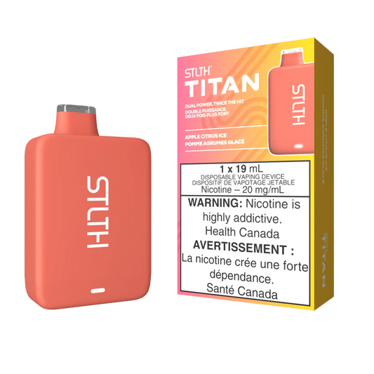 Stlth Titan 10000 - Apple Citrus Ice 20mg (Vape tax included)