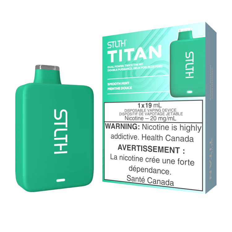 Stlth Titan 10000 - Smooth Mint 20mg (Vape tax included)