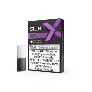 Stlth X Pods - Grape Ice (20mg/mL) (Vape tax included)