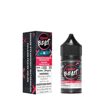 (1PC) Flavour Beast E-Liquid Savage Strawberry Watermelon 30ml 20mg (AB)
