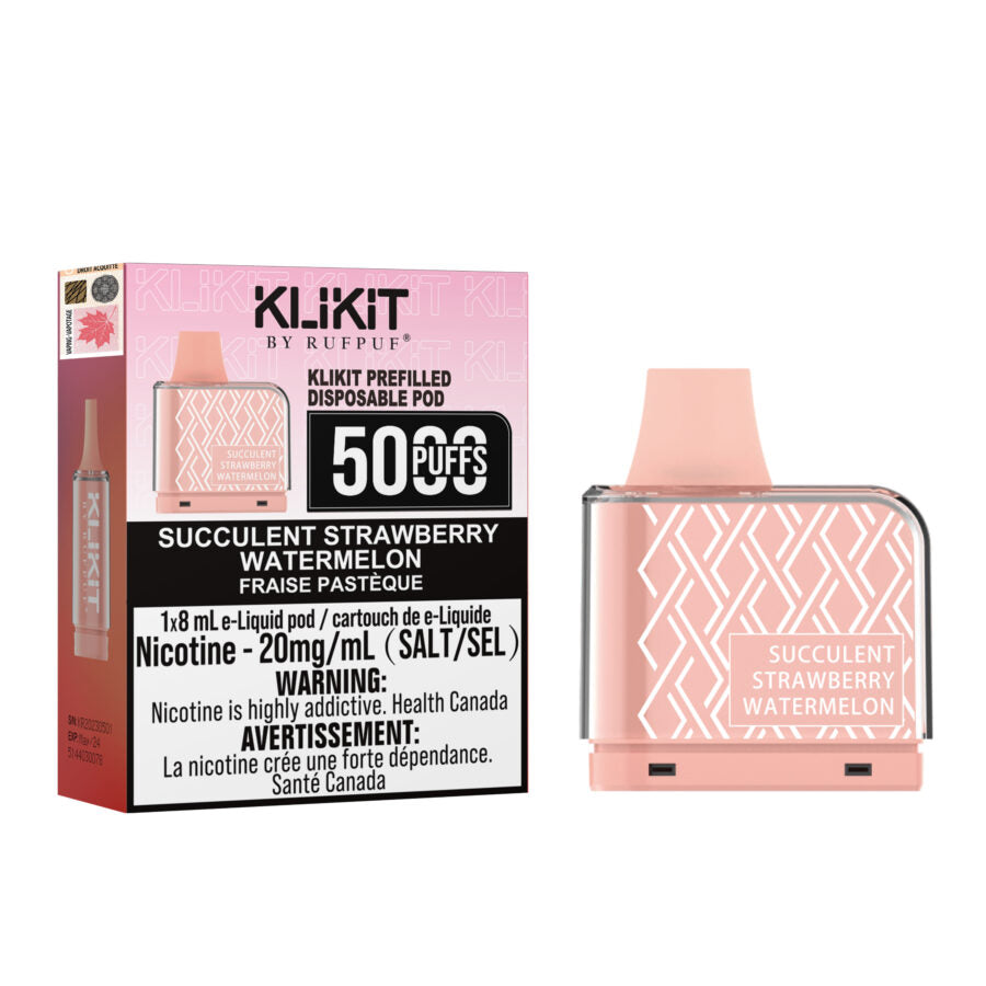 Rufpuf Klikit Pod 5000 Succulent Strawberry Watermelon (Vape tax included)