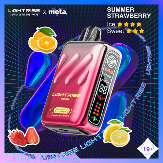 Lost Vape Lightrise 18000 - Summer Strawberry (Vape Tax Included)