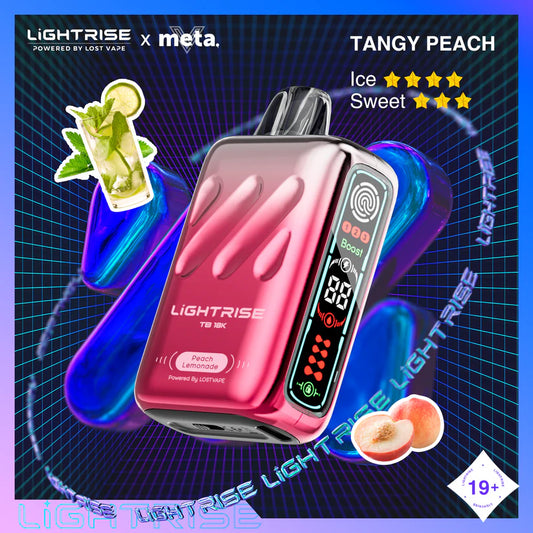 Lost Vape Lightrise 18000 - Tangy Peach (Vape Tax Included)