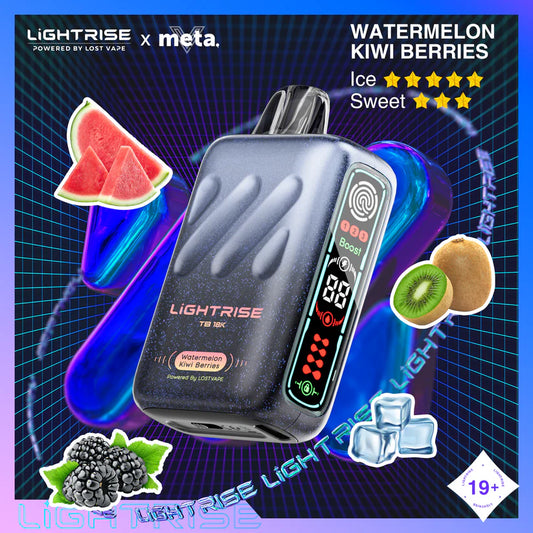 Lost Vape Lightrise 18000 - Watermelon Kiwi Berries (Vape Tax Included)