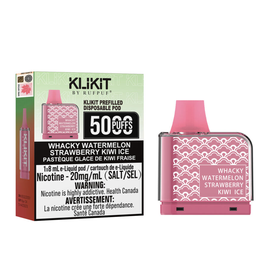 Rufpuf Klikit Pod 5000 Whacky Watermelon Strawberry kiwi Ice (Vape tax included)