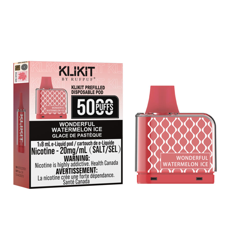 Rufpuf Klikit Pod 5000 Wonderful Watermelon Ice (Vape tax included)