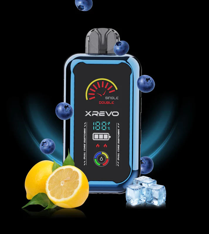 Xrevo 9000 20mg Blueberry Lemon Ice