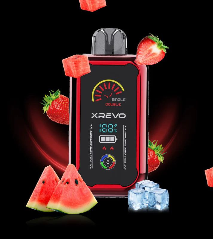 Xrevo 9000 20mg Strawberry Watermelon Ice