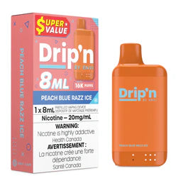 Drip'n 8ml - Peach Blue Razz Ice (AB)