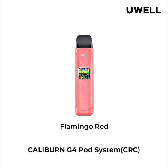 UWELL CALIBURN G4 POD KIT - Flamingo Red