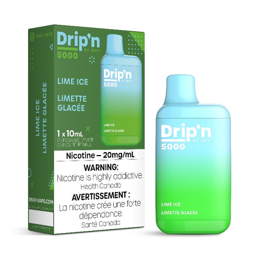 Drip'n 5000 Disposable - Lime Ice 20MG