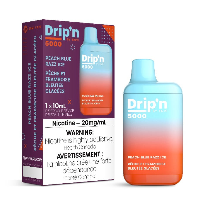 Drip'n 5000 Disposable - Peach Blue Razz Ice 20MG