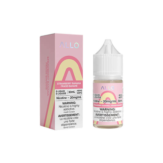 Allo Strawberry Banana Salt E-Juice 30ml (20mg) (Vape tax included)