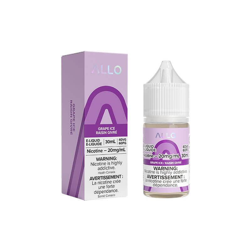 Allo Grape Ice Salt E-Juice 30ml (20mg) (Vape tax included)