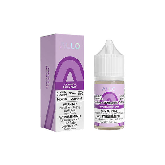 Allo Grape Ice Salt E-Juice 30ml (20mg) (Vape tax included)