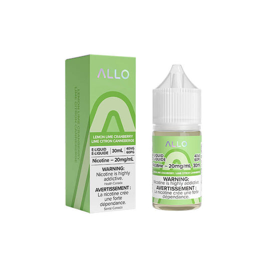 Allo Lemon Lime Cranberry Salt E-Juice 30ml (20mg) (Vape tax included)