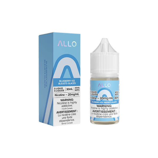 Allo Blueberry Ice Salt E-Juice 30ml (20mg) (Vape tax included)