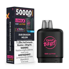 Flavour Beast Level X G2 Ultra Pod - Dub Dragon Melon (AB)
