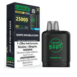 Flavour Beast Level X Boost Pod - Dope Double Kiwi (AB)