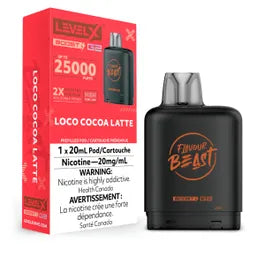 Flavour Beast Level X Boost Pod - Loco Cocoa Latte (AB)